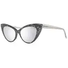 Marciano by Guess Sunglasses Women's Black Butterfly Silver Mirrored GM0784 05C