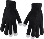 [Healeved] Touch Screen Winter Gloves and Men's Knitted Acrylic Warm Texting Gloves for Cold Weather
