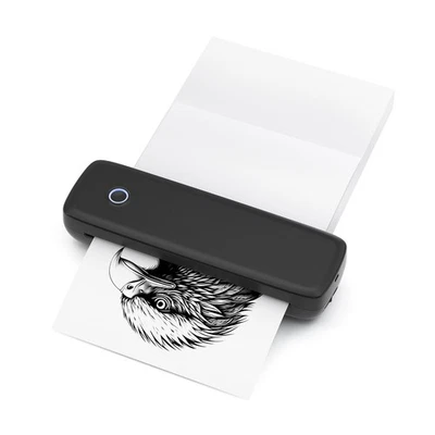 Inkless Portable Printer for 2in/3in/4in/8in/8.5in ,US Letter A5 Paper Size KUWR
