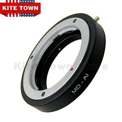 MD-Nikon Lens Adapter Ring for Minolta MC MD Lens to Nikon F AI Camera Adapter