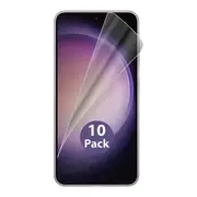 10 Pack Soft PET Film Screen Protector Guard for Samsung Galaxy S23+ PLUS Bulk
