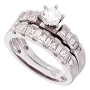 1 3/8CT-Diamond 3/8CT-CRD BRIDAL SET
