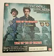 Sherlock Holmes and Watson Instant Lottery Ticket , no cash value