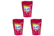 120pc Surf Fabric Stain Removal Washing Capsules Front & Top Loader Rose Fresh