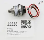 35538 WHITMAN CONTROLS VACUUM SWITCH (NEW) P117V-3H-C12L-DIS
