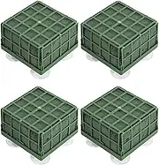 4Pcs Floral Foam Cage Flower Holder with Floral Foam and Suction Cup for Wedding Table Centerpiece Floral Arrangement