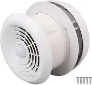 RV Roof Vent Fan, Mushroom Head Shape, 2 Speed, 12V, Motorhome Exhaust Fan with Lighting and Mesh Screen, Compatible with RV