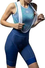 [ALE'] Alé Cycling Women's PR.E Magic Colour Bib Shorts, Blue, XS