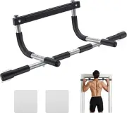 Doorway Pull-Up Bar – 440 Lbs Capacity, Multi-Grip Home Gym Chin-Up Bar