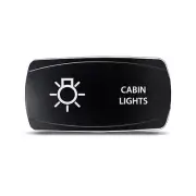 CH4X4 Marine Rocker Switch Cabin Lights Symbol