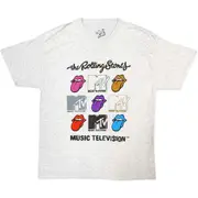 T Shirt - Rolling Stones Logo Grids