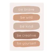 Be Yourself A1 Poster Print