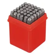 36pcs 1/8" (3mm) Number and Lower Case Letter Stamp Set, a-z, &, 0-8