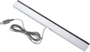 Annadue Wired Receiver for Wii Game Console, Infrared IR Signal Beam Sensor Strip/Wired Receiver with Stand for WII/for WIIU Console
