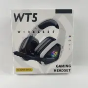 Tatybo WT5 Wirelesss Bluetooth Gaming Headset for PC PS5 PS4 2.4Ghz USB Dongle