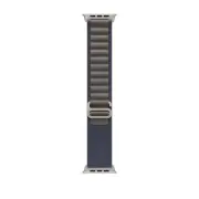 Genuine Apple Watch Band Alpine Loop (49mm) Blue - Medium (Fits 145mm - 190mm)