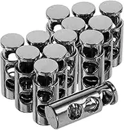 ARTIBETTER Adjustable Metal Spring Locks Durable Cord Locks for Draw Heavy Duty Toggles Fastening Mechanism for Clothing and Accessories
