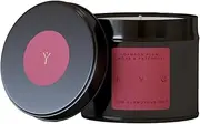 FYG - Scented Tin Candle - Damson Plum, Rose & Patchouli - The Glamourous One - Hand Poured Luxury Scented Candle - 100% Coconut & Rapeseed Wax, Uplifting Fragrances - Ideal for Gifting