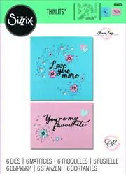 Sizzix Cut-Pop Valentine Thinlits Die Set