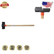 14 Lbs Carbon Steel Sledge Hammer with Durable Hickory Handle for Demolition