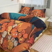 Bed Sheets g467 Ch_arma_nder Print Bedding Set Pattern Duvet Cove Set 3 Pieces 1 Quilt Cover And 2 Pillowcases for Women Men Teens tq467 Bed Sheets