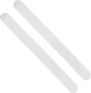 OHPHCALL 2Pcs Transparent Tennis Racket Protection Tape Durable TPU Head Guard for Racquet Bumper Easy to Install Lightweight for Preventing Scratches and Impacts