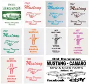 1965-1973 Mustang Wiring Diagram Manual