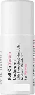 Brightening Underarm Roll On Serum for Women | With Bioecolea, Mandelic Acid and Bio White | Prevents Body Odour, Brightens Skin & Exfoliates Underarms | Long Lasting deodorant roll on with Fresh Floral Fragrance | Suitable for Sensitive Skin | 40ml