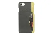For iPhone SE 5G (2022), SE (2020) / 8 / 7 Case,Woven Pattern Protective Leather Cover,Black