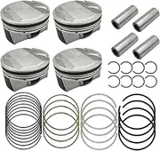 [BuliBoao] Engine Piston & Piston Pin Snap Rings Kit Standard Fits for Hyundai Kona 2.0L L4 2018-2019, Veloster 2.0L L4 2019, Elantra 2.0L L4 2017-2018 23041-2E800, 230402E601