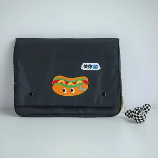 筆電包 背包 今日心情原創熱狗筆電包13英寸適用蘋果華為內膽包收納包【AD9527】