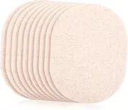 MOTHNUR 10pcs Portable Exfoliating Facial Sponges Multi-function Face Scrubbers for Deep Cleansing Compact and Lightweight Design for Makeup Removal and Skin Care