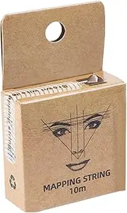 Eyebrow String Mapping - Mapping Thread for Eyebrows | Pre-Inked String for Brow Mapping, Measuring Tool for Marking Symmetrical Eyebrows