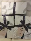 West Elm Tencel Feathered Marble King Duvet & 2 Euro Shams NWT Modern Light Gray