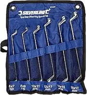 Silverline 673424 Deep Offset Ring Spanners Set 6pce 6-17 mm