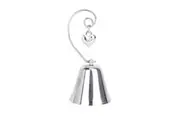 My Decorations 50 Pack Of Silver Wedding Kissing Bell Name Card Stand Holder With Heart In Ring Bomboniere Favour Gift Centrepieces & Table Decor