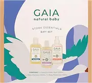 GAIA Natural Baby Baby Stork Essential Gift Set (Pack of 3)