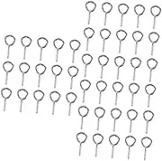 TEHAUX Pcs Versatile Sheep Eye Screw Nails Hooks Metal for Hanging DIY Crafts Jewelry Making
