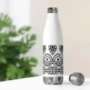 Insulated Bottle, Abstract Stainless Steel Water Bottle