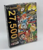 27,500 VECTOR CLIP ART - PC, 2000 - SEALED - BIG BOX - Eureka Mulitimedia - NEW