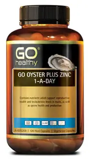 GO Healthy Oyster Plus Zinc | 120 capsules