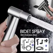 Handheld Bidet Sprayer Kit Stainless Steel Douche Toilet Shower Spray