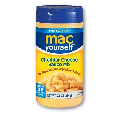 Mac Yourself | Delicious Cheddar Cheese Sauce Mix | Perfect Cheese Powder for...