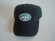 NEW YORK JETS BLACK REEBOK BEACH GOLF strapback DEADSTOCK HAT CAP VINTAGE P5
