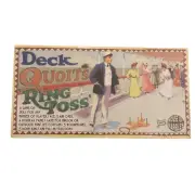 House of Marbles Quoits Ring Toss Game Wooden Deck Outdoor Rope Set