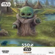 Thomas Kinkade Mandalorian Childs Play Jigsaw Puzzle Star Wars NIB