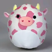 Squishmallows Evangelica The Cow 12" Plush Stuffed Animal White Pink