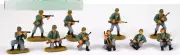 FloZ WWII GERMAN TANK Soldiers H077 1/72 Finished 10 figures model Set