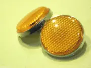 Pair Honda CB100 CB175 CA175 SL125 S90Z CB250 CB350 S110 Reflector Fr Reflex 5mm