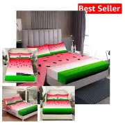 Super Soft & Breathable King Size Kids Bed Sheets - Tropical Fruit Design